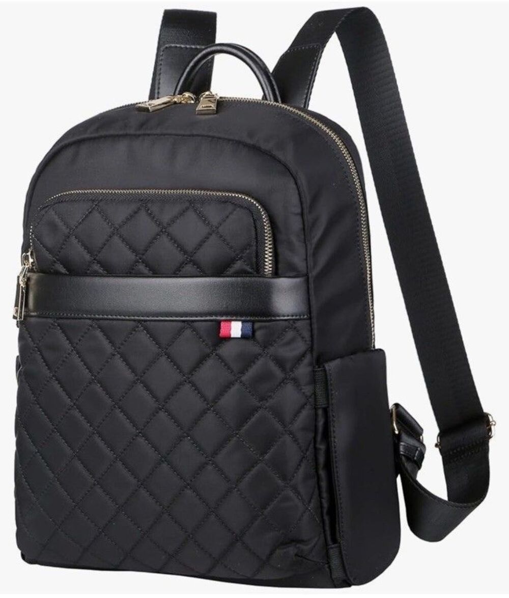MODERNIST Black Backpack With USB Charger Unisex (Bx 15)